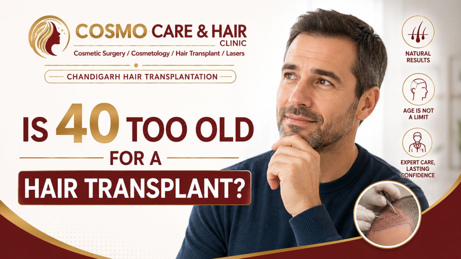 Is 40 Too Old for a Hair Transplant?