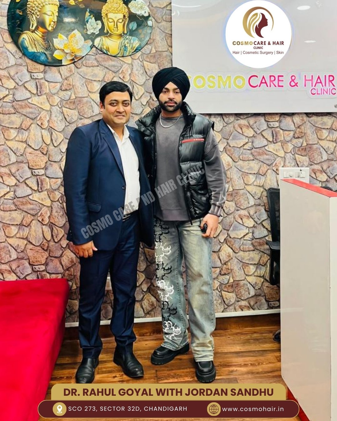 DR Rahul with Jordan Sandhu